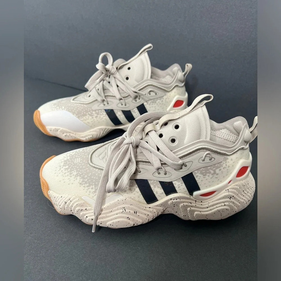 Trae Young 3 J Adidas basketball shoes sneakers size US 4 modern futuristic - Picture 8 of 12